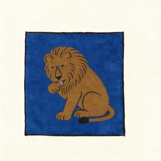 Lioness Hand Towel - Blue