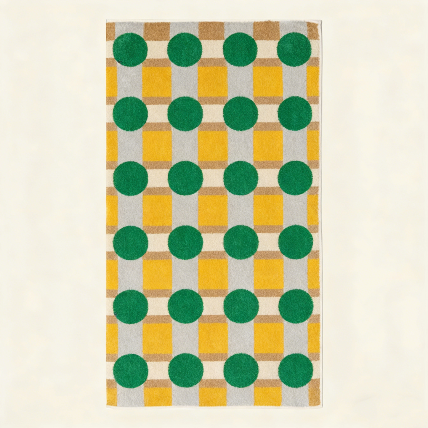 Dot Check Face Towel