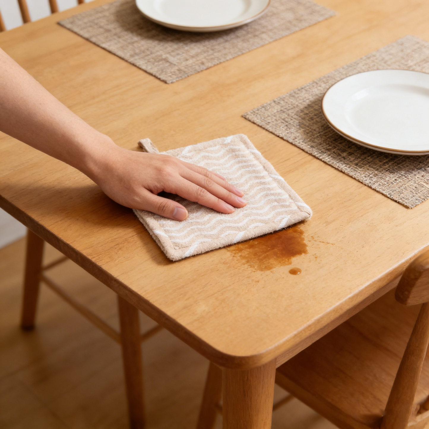 Geometric Print Pot Holders, Set of 2