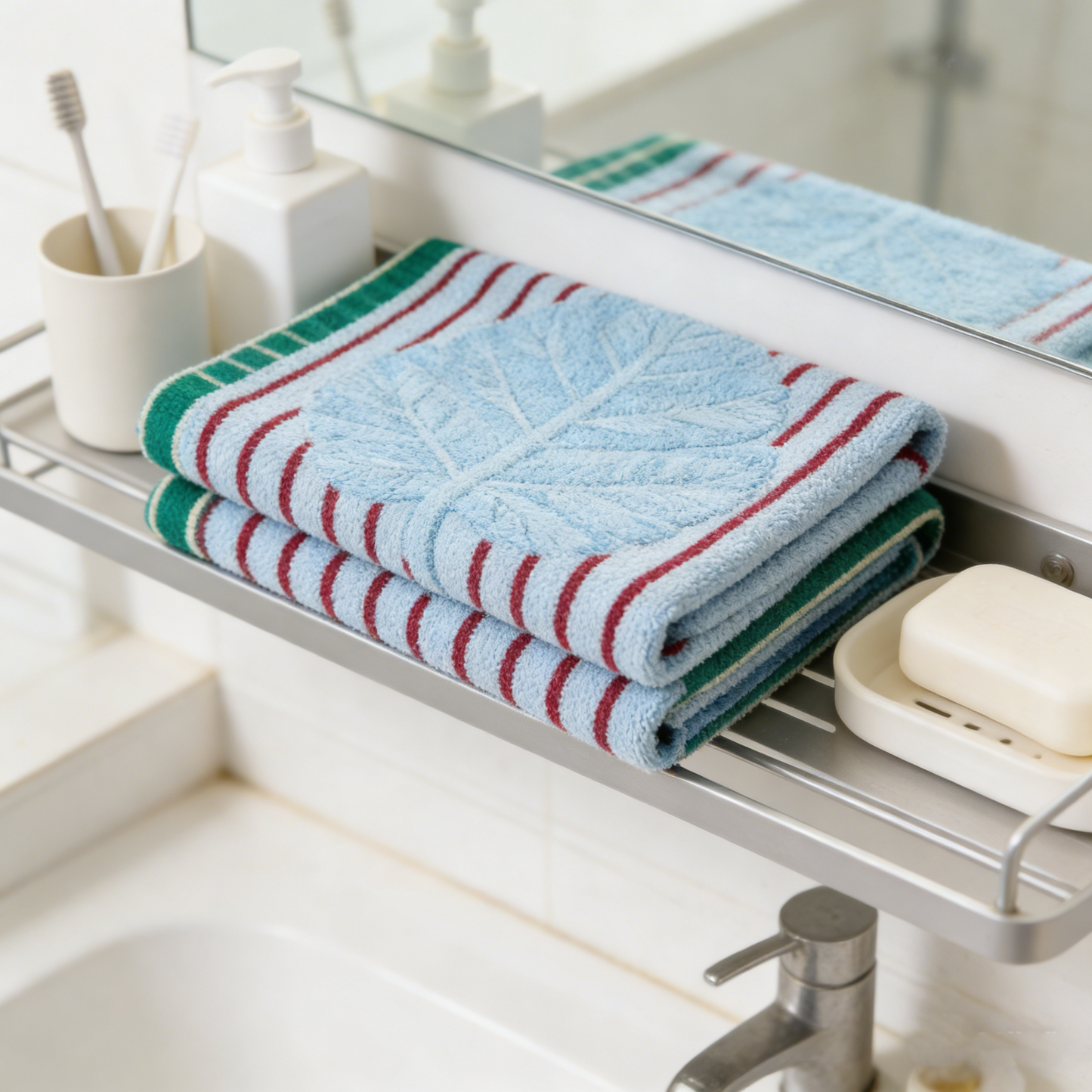 Bold Bright Bath Towel Blue