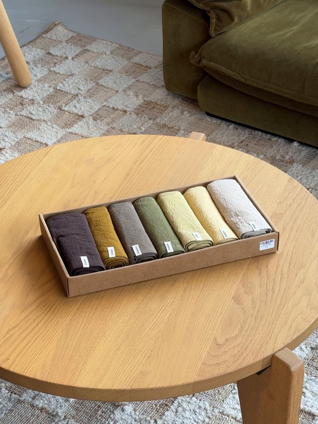 Ferm Living Day Tea Towel, Set of 7